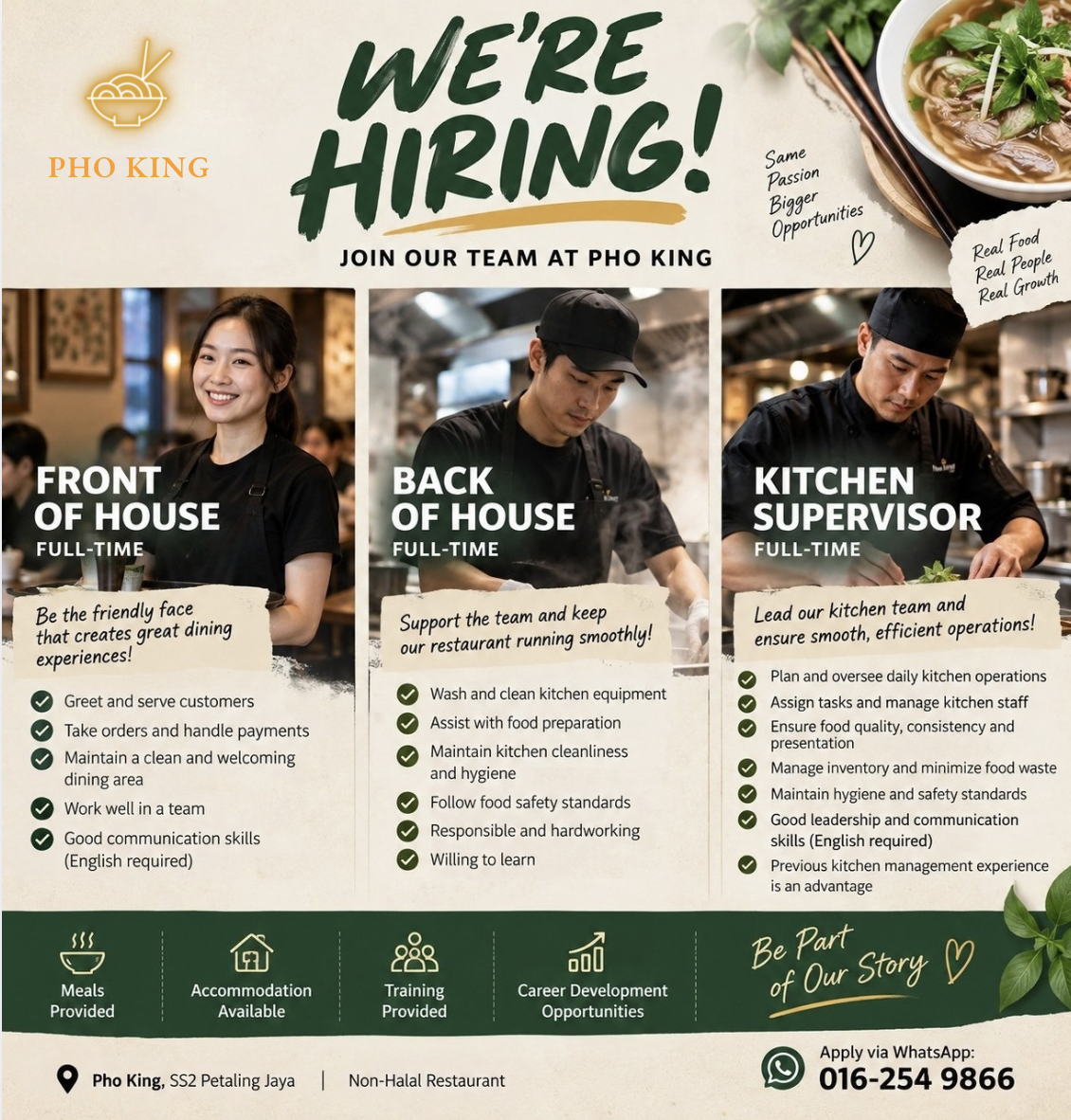 Expand Our Team – We're Hiring at Pho King!