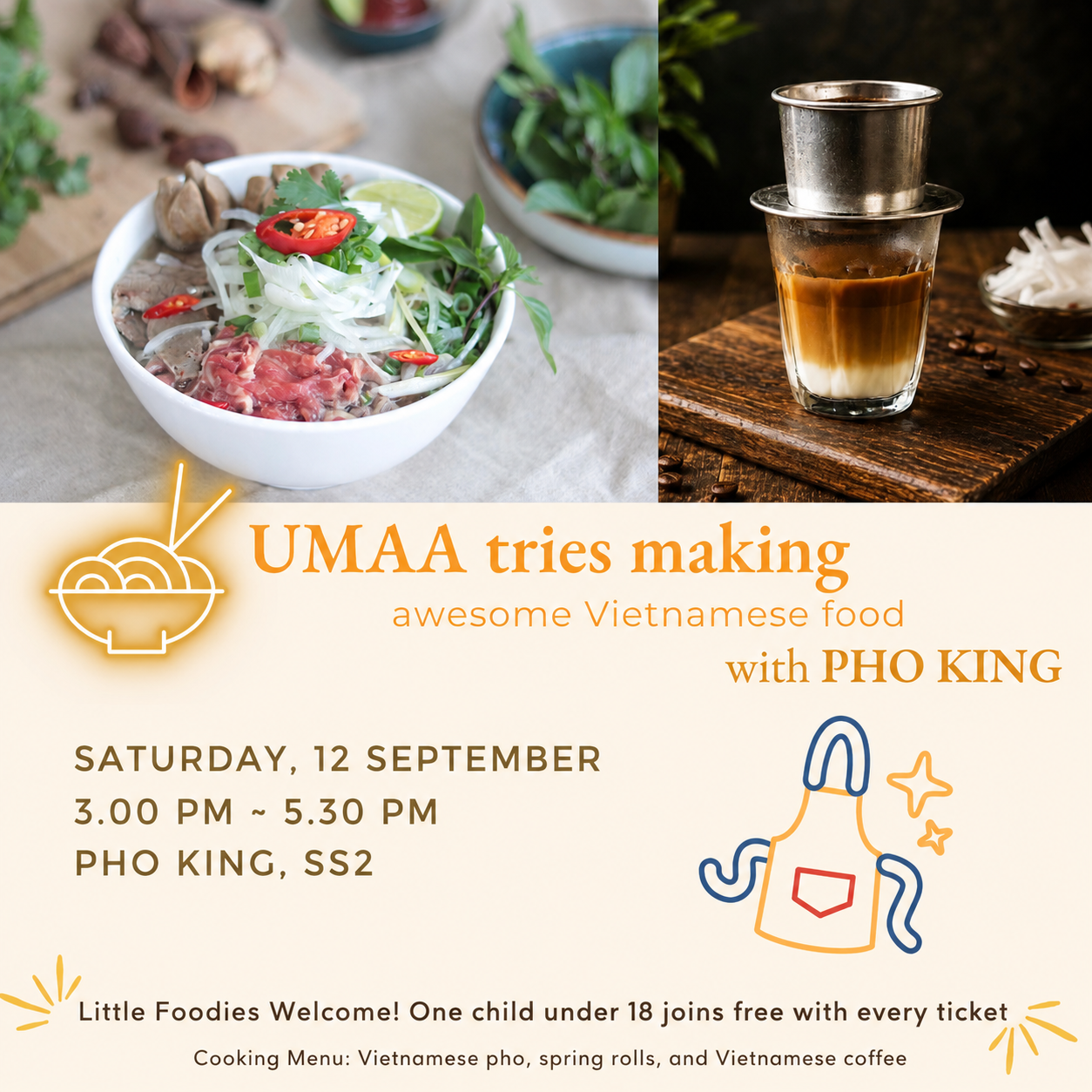 UMAA Tries Making Vietnamese Food with Pho King 🇻🇳
