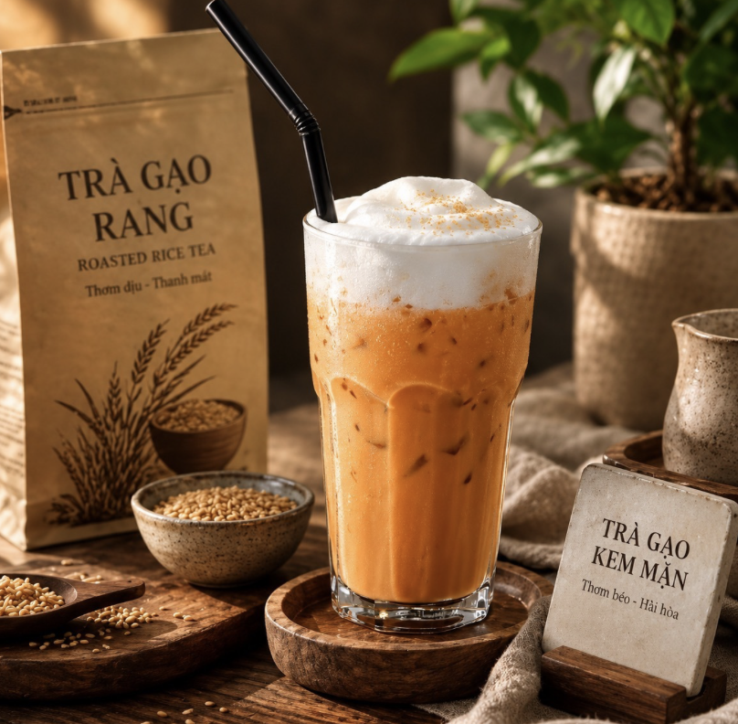 Salted Rice Milk Tea