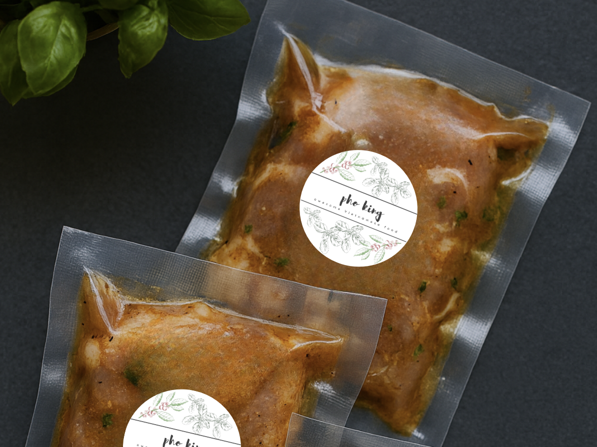 Frozen Lemongrass Pork Slices 100 gr