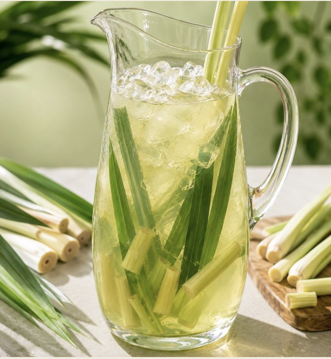 pandan lemongrass cooler