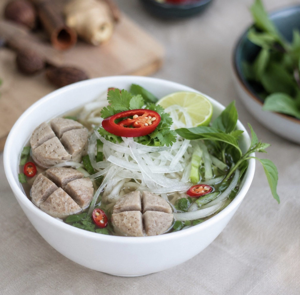 Beef ball pho