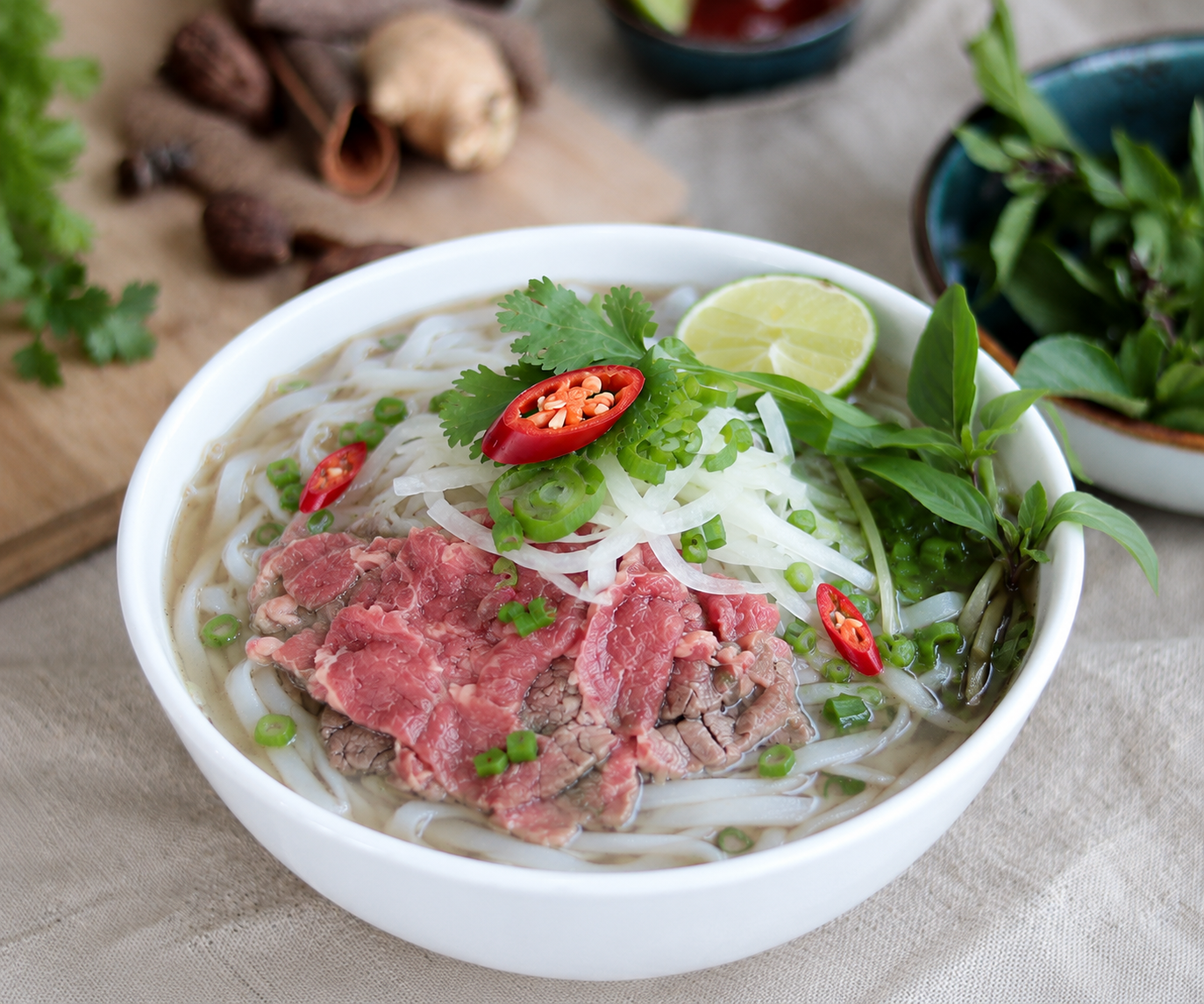 Aussie sliced beef pho