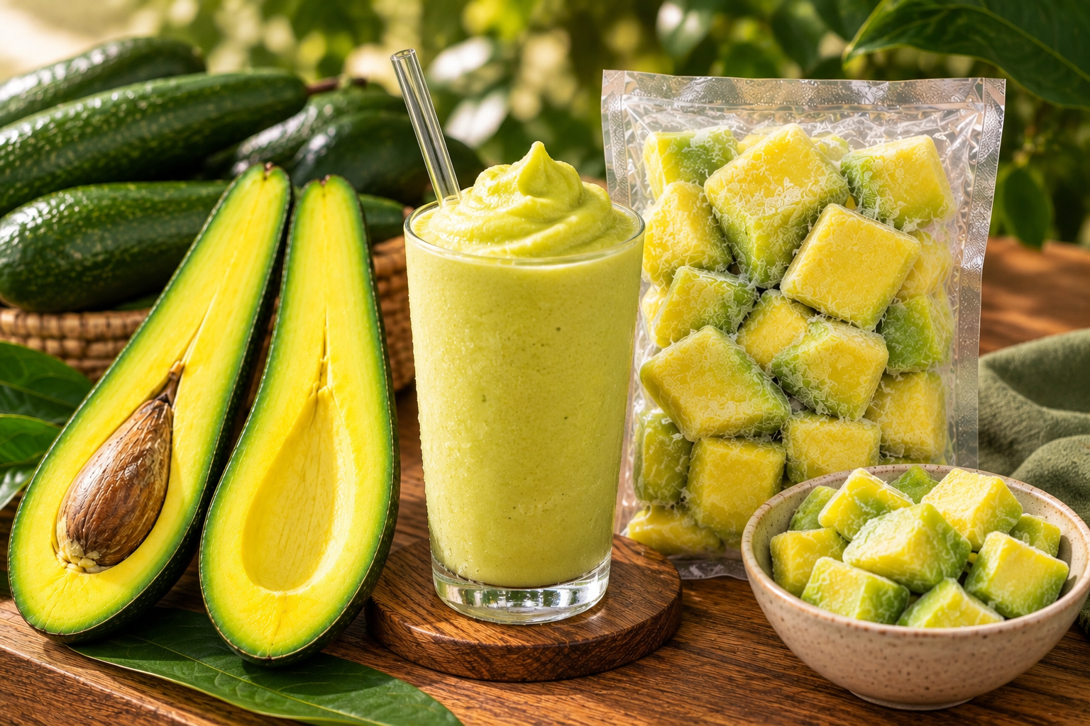 Frozen Avocado Smoothie Pack - Ready to Blend